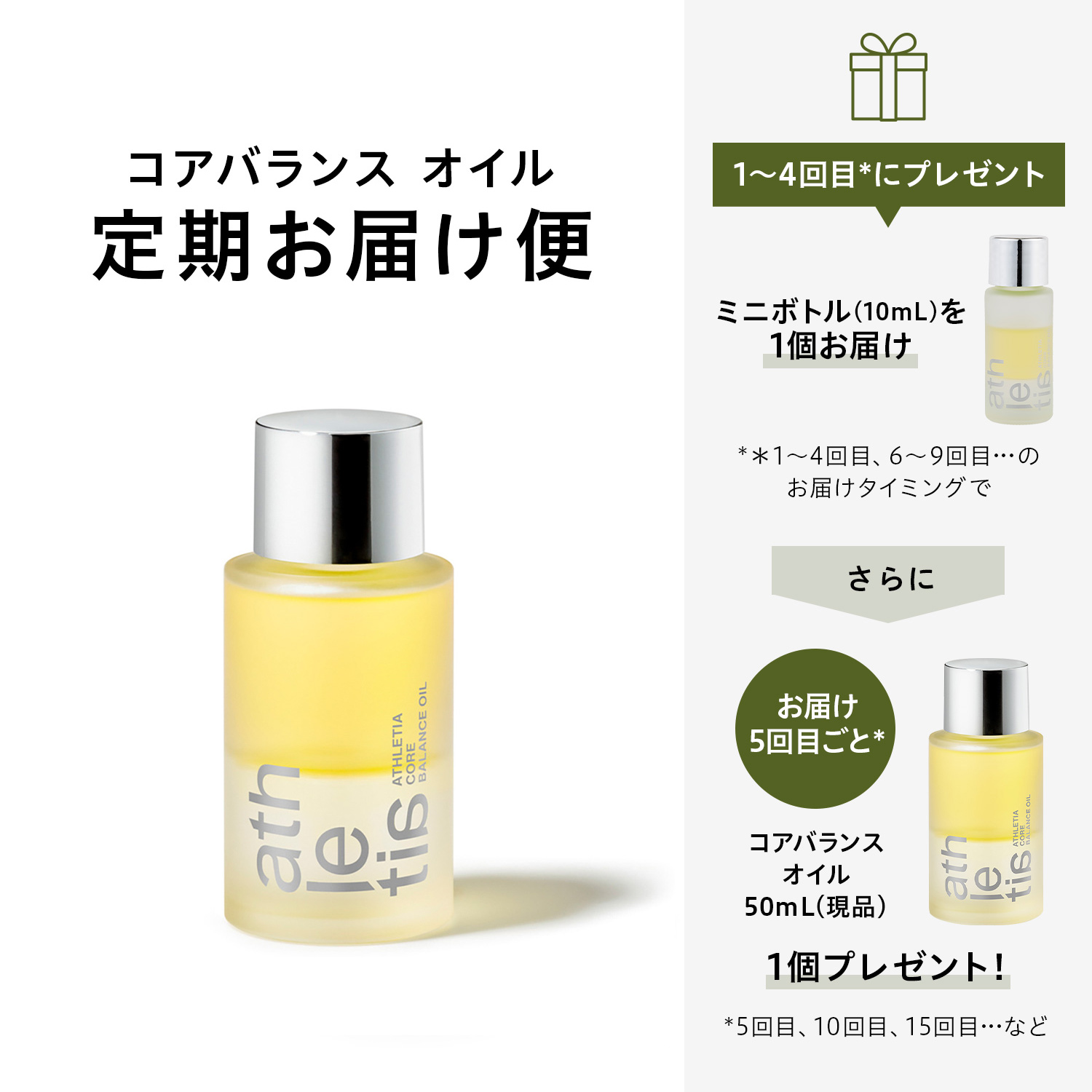 コアバランス オイル 定期便 詳細画像 4枚中1枚目